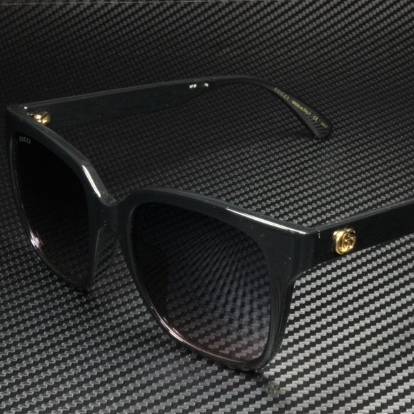 Gucci Black Blue 52mm Sunglasses